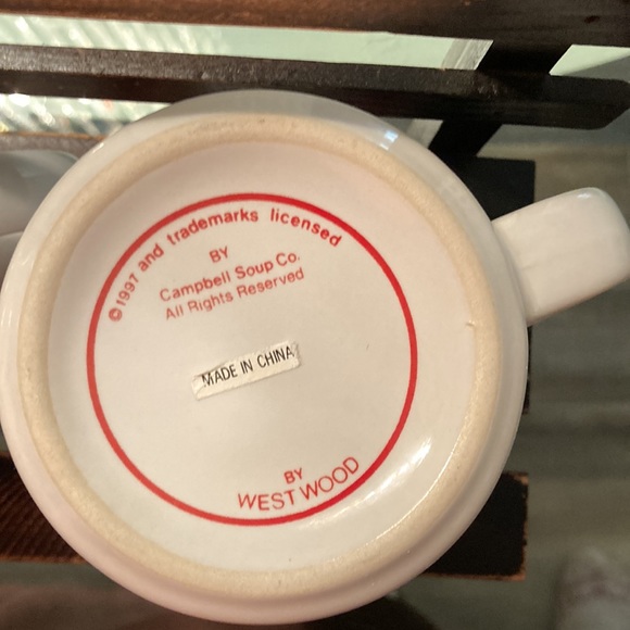 Vintage Campbell's Soup Mugs 1998 & 1997 - Picture 4 of 4